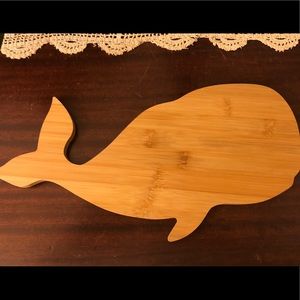 Whale Shaped Cutting Board